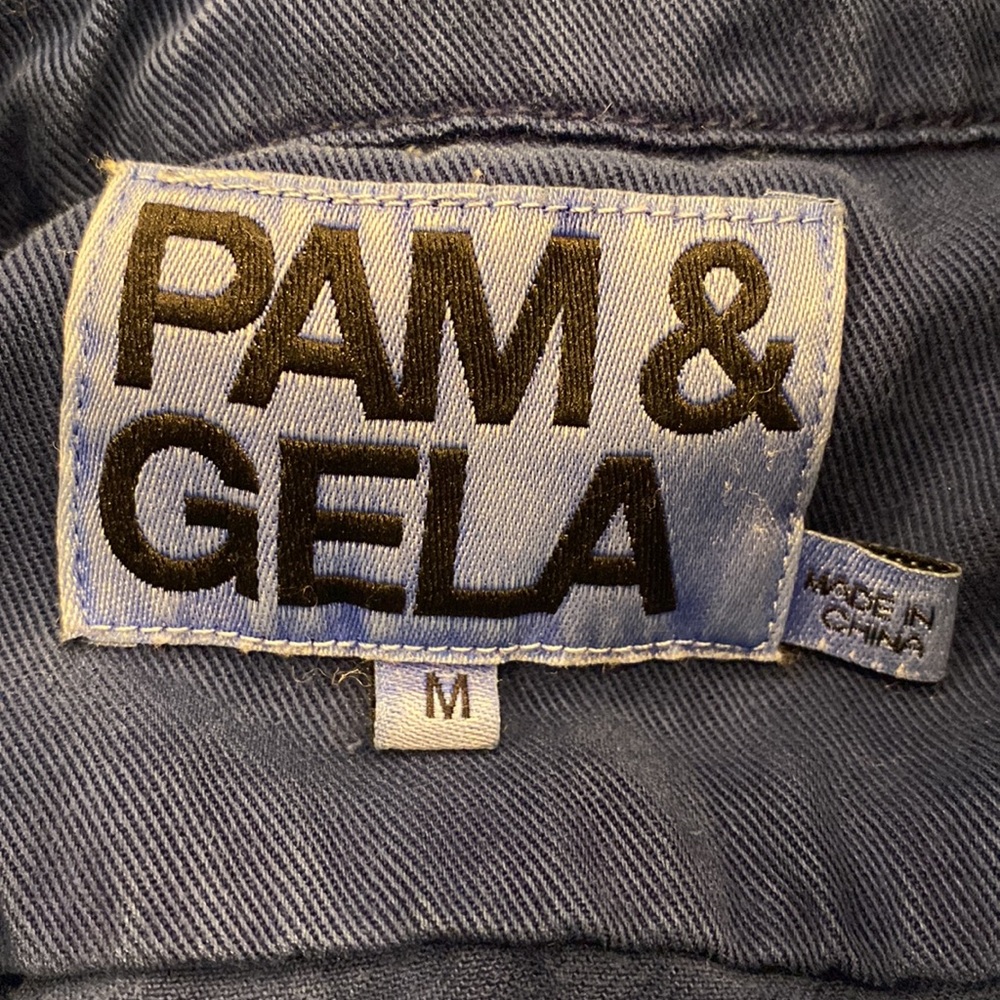 Pam &‎ Gela Shrunken Scout Button Up Shirt - Picture 4 of 8